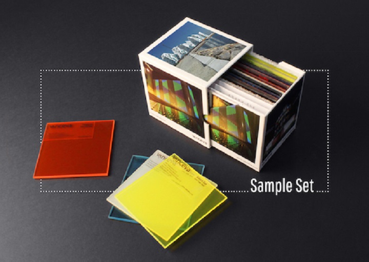 Vanceva Samples for smart coloured glass