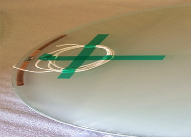 custom glass shapes and circle smart glass