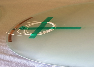 custom glass shapes and circle smart glass