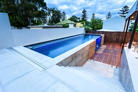 concrete custom pool design switchglass infinity pool australia