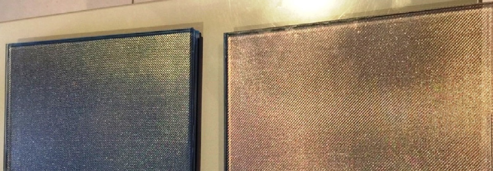 Custom Laminated Mesh Glass - Switch Glass