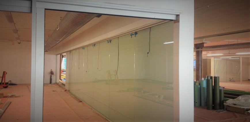 Acoustic Switchglass - installation