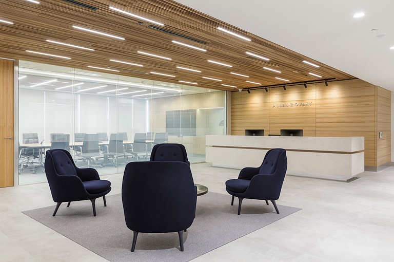 Office Fitout Allen & Overy - Switchglass Walshs Glass